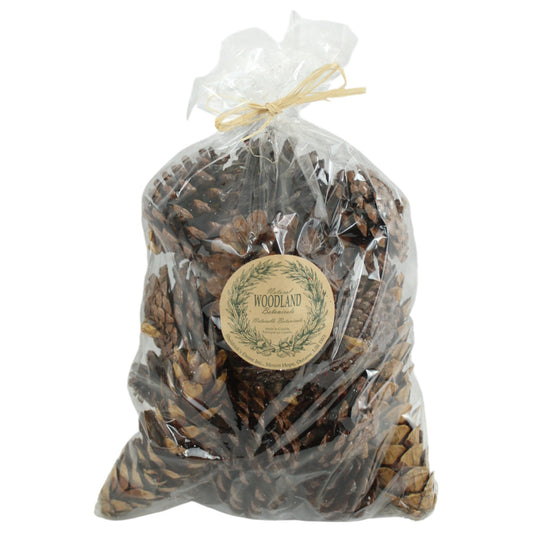 Natural Pine Cone bag #3290